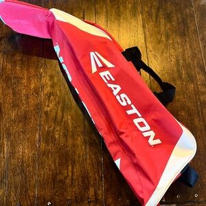 New Easton E100T Baseball Softball Bat Bag Equipment 35" x 7" x 8.5" Red NWOT